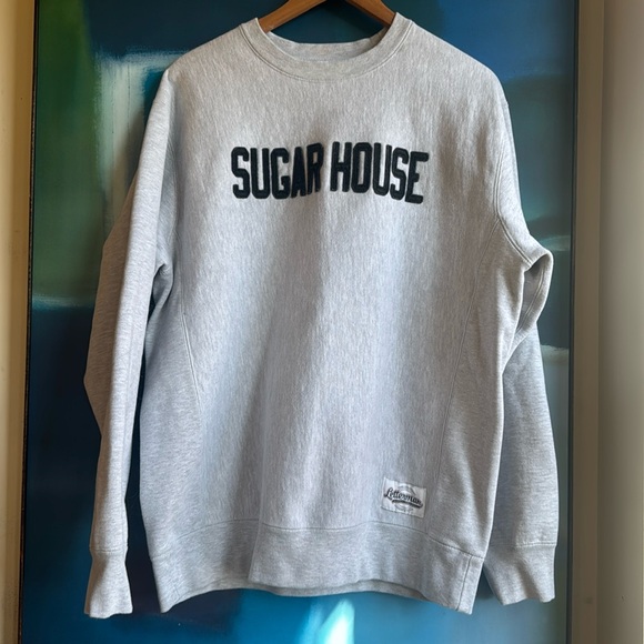 Letterman Tops - Letterman Sugar House reverse weave crewneck sweatshirt
